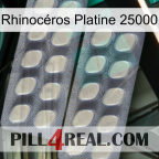 Rhinocéros Platine 25000 07